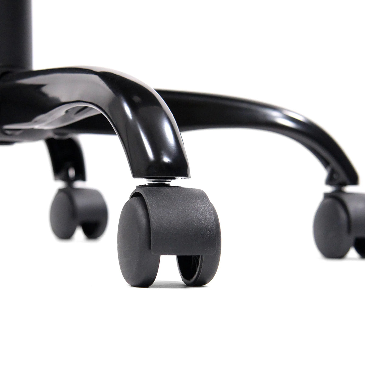 Black double rollers on the base of the Home Office Executive Chair ERGOSMOOTH BIG by hjh OFFICE