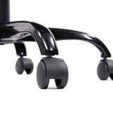 Black double rollers on the base of the Home Office Executive Chair ERGOSMOOTH BIG by hjh OFFICE