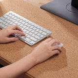Brown cork Desk Pad Padflux Terra with keyboard and mouse by hjh OFFICE