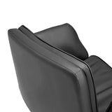 Upper edge of the backrest of the Home Office Chair Criss-Cross 10 in black by hjh LIVING