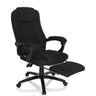 Black Home Office Executive Chair RELAX CL190 with integrated footrest and armrests by MyBuero