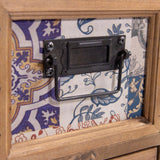 Black metal handle with label holder on the Sideboard CONTINENTO S by hjh LIVING