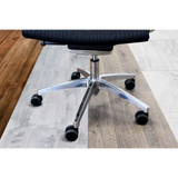 Five-star base with black castors 5x ROLO 11mm/65mm for hard floors by hjh OFFICE