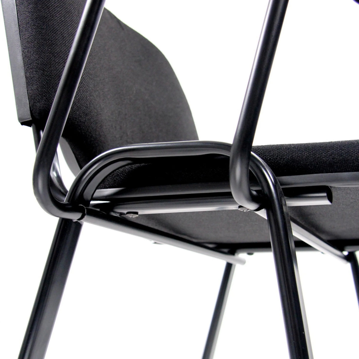 Black metal frame of the Four-legged chair TABLET XT 600 by hjh OFFICE