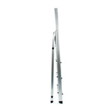 Side view of the aluminium Folding Ladder SOLID II with four steps by hjh OFFICE
