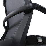 Black armrest and backrest of the Professional Office Chair MOVE-TEC NET 3D by hjh OFFICE