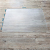 Dimensional view of the Office Mat PUNOMAT, 120 × 90 cm, by Kottig