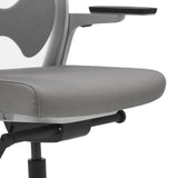 Grey seat and armrest of the Professional Office Chair ARCEO W by hjh OFFICE