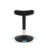 360-degree swivel function of the Standing aid BALANCE SIT I B in black by hjh OFFICE