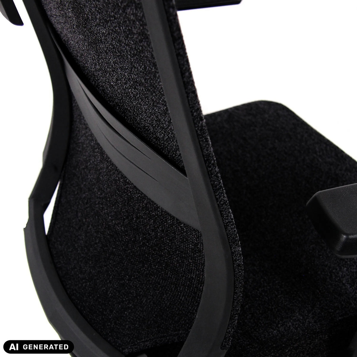 Fabric cover and backrest frame of the PORTO MAX HIGH I professional office chair by hjh OFFICE (AI-generated image)