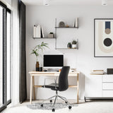 Luxury Executive Chair VEMONA 30 in black with armrests and casters at a desk by hjh OFFICE