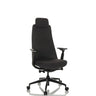 Black Professional Office Chair YUCANO with headrest and adjustable armrests by hjh OFFICE