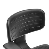 Black backrest with horizontal cut-outs of the Counter chair TOP WORK B1 by hjh OFFICE