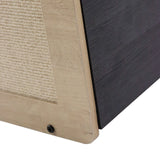 Corner of the Cat house KITTY PAWBOX 2 in black and oak with a screw by hjh LIVING