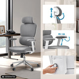 Professional Office Chair Ergomy WF 2 with adjustable headrest and armrests by hjh OFFICE (AI-generated image)
