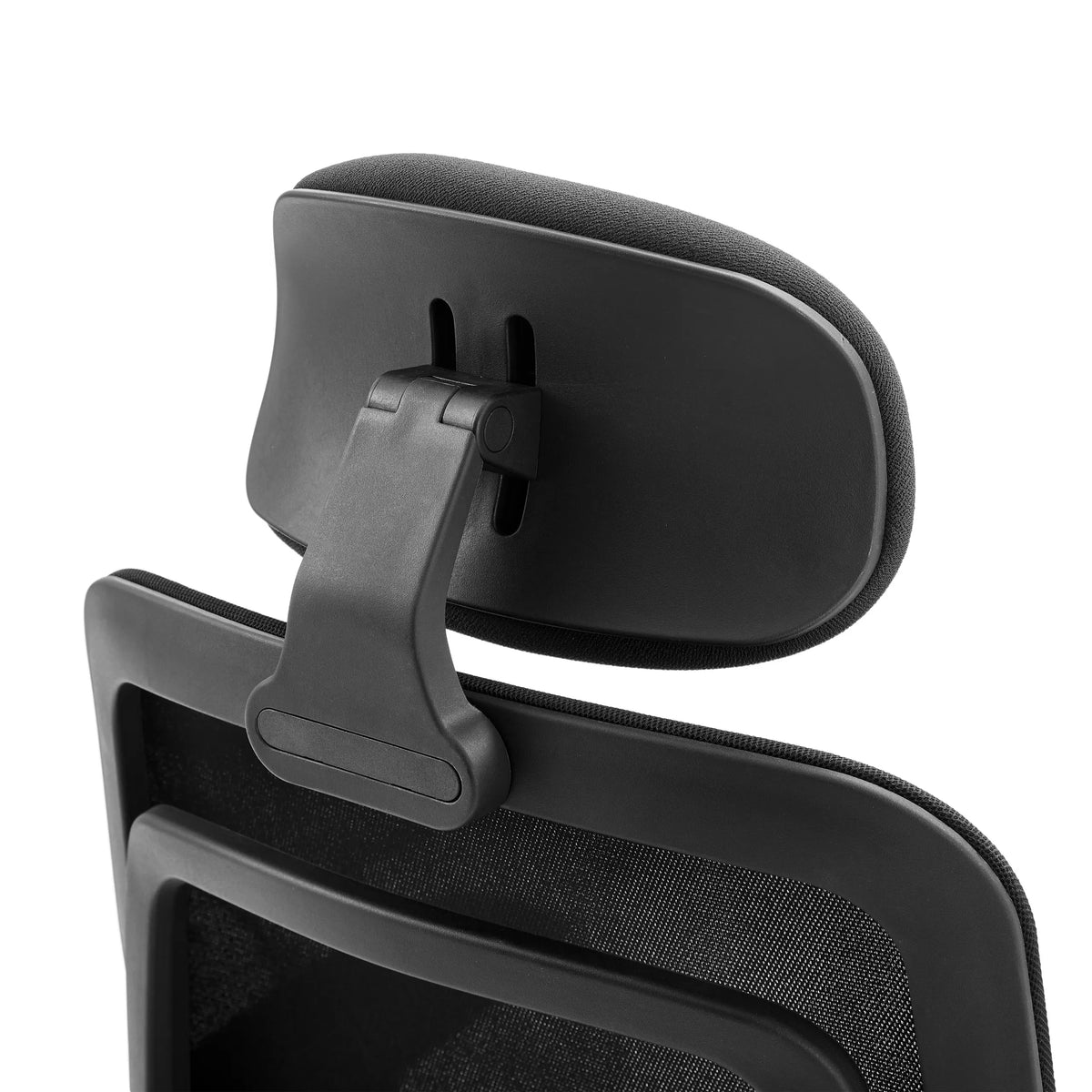 Height-adjustable headrest of the Professional Office Chair Vivadapt in black by hjh OFFICE