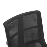 Black mesh backrest of the professional office chair SPINIO by hjh OFFICE