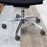 Five-star base with black castors 5x ROLO ESD 11mm/65mm for hard floors by hjh OFFICE