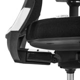 Seat with black fabric cover and base of the Professional Office Chair PORTO MAX HIGH I by hjh OFFICE