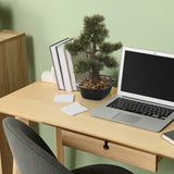 Artificial plant BONSAI as a small bonsai in a black pot on a desk by hjh OFFICE