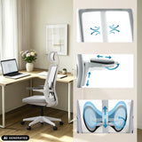 Grey backrest support of the Professional Office Chair ARCEO W by hjh OFFICE