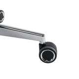 Chrome carpet caster of the Professional Executive Chair VELVET ECO by hjh OFFICE