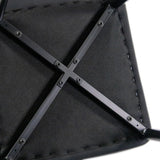 Cross-shaped metal frame at the bottom of the Dining chair VISETO by hjh LIVING