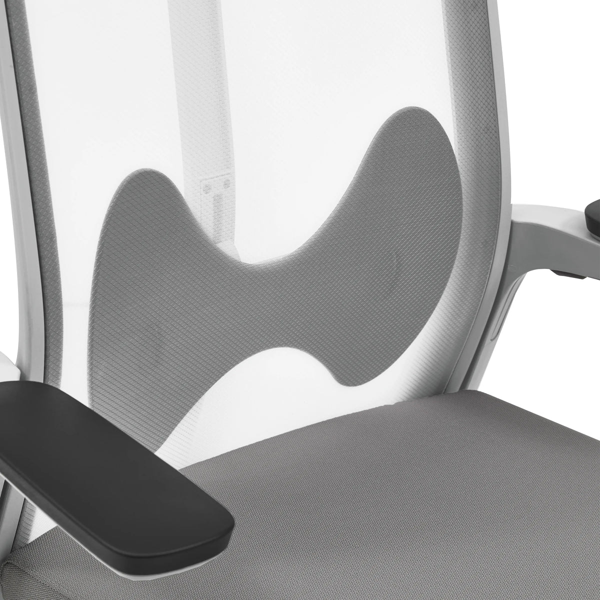 Grey lumbar support cushion of the Professional Office Chair ARCEO W by hjh OFFICE