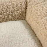 Beige teddy fabric of the PAWY ES cat house by hjh LIVING