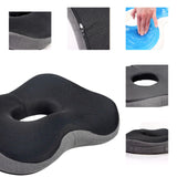 Seat Cushion MEDISIT VI in black with breathable mesh cover and zipper by hjh OFFICE