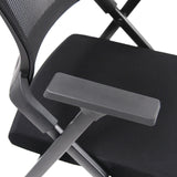 Black armrest of the Folding chair PRIORITY II by hjh OFFICE