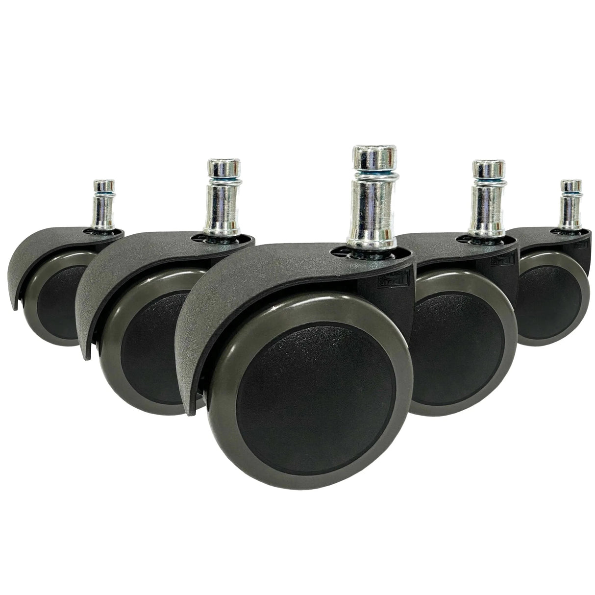 5x ROLO EASY 11mm/50mm Hard floors - Castors 