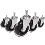 5x ROLO SKATE CT 11mm/75mm Hard floors - Castors 