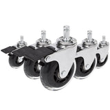 5x ROLO SKATE CT 11mm/75mm with Locking Brakes | Hard floors - Castors 