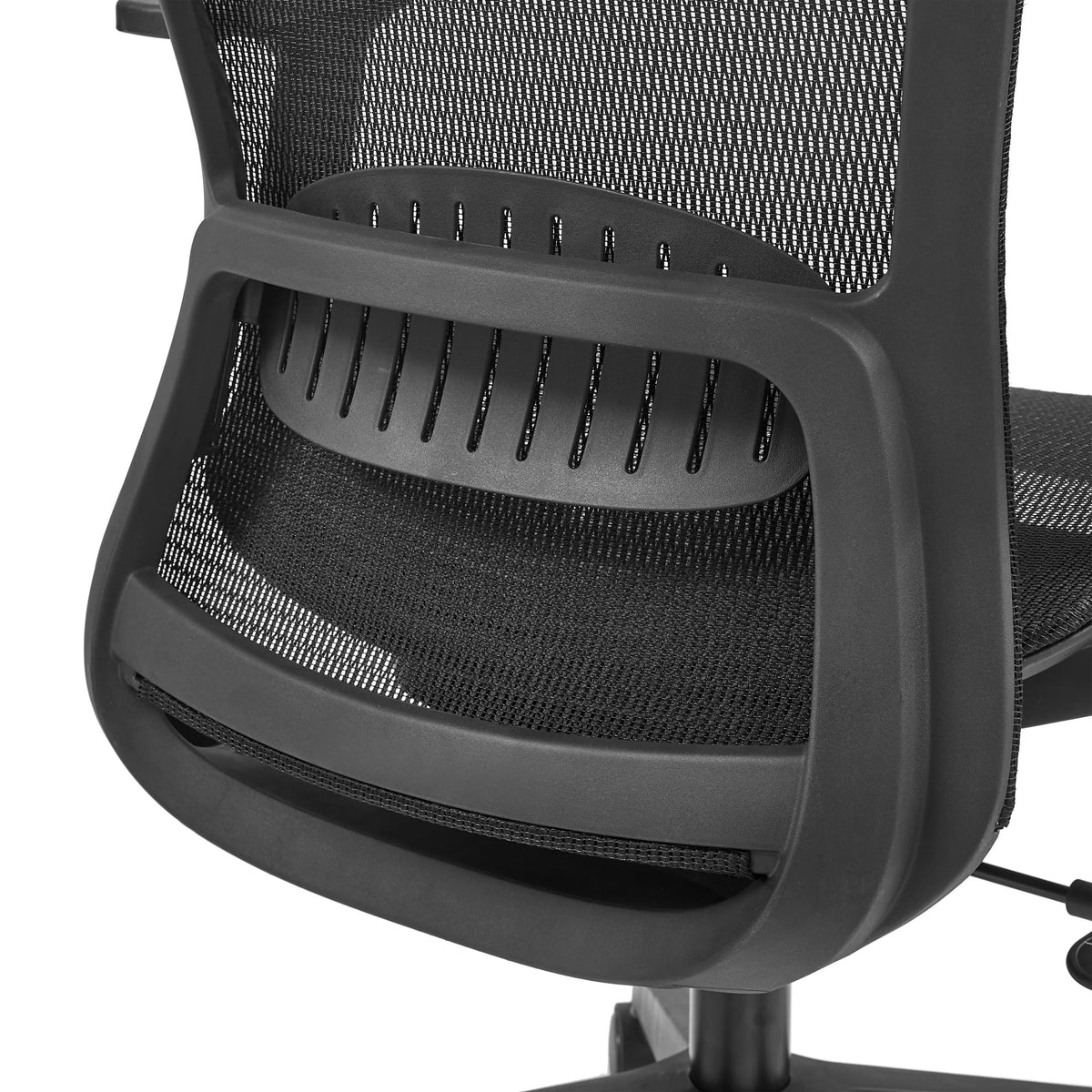 Mesh back with integrated lumbar support of the Professional Office ChAir Port 2 by MyBuero