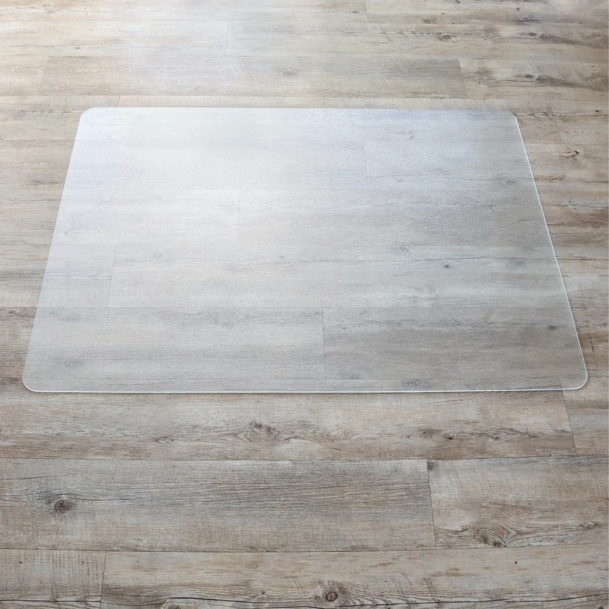 Transparent Office Mat PUNOMAT for hard floors, 120 x 90 cm, by Kottig