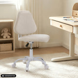 Beige Lumikid swivel chair for children with castors and gas lift by hjh OFFICE (AI-generated image)