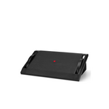 Black Footrest PODI I with two side carrying handles by hjh OFFICE – 360-degree view (front view 0°)