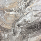 Grey marble surface of the BISMO coffee table with natural veining by hjh LIVING