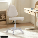 Beige Lumikid swivel chair for children with castors and gas lift by hjh OFFICE (AI-generated image)