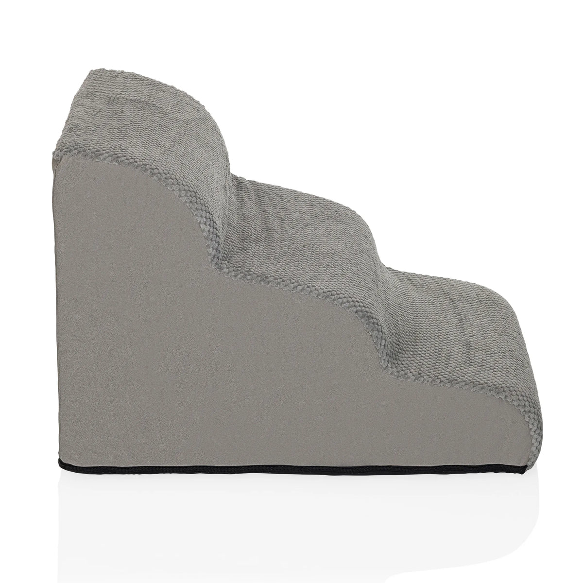 Grey Pet stairs PAWY STEP 3 with two steps and non-slip cover by hjh LIVING