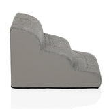 Grey Pet stairs PAWY STEP 3 with two steps and non-slip cover by hjh LIVING