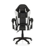 Gamingstuhl GAMEBREAKER W02 in Schwarz-Weiß mit Nacken- und Lendenkissen sowie Rollen von MyBuero