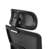 Adjustable headrest with mesh cover of the Professional Office Chair Ergomy Pro by hjh OFFICE