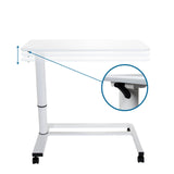 Height-adjustable mechanism on the Standing desk STAND II in white by hjh OFFICE