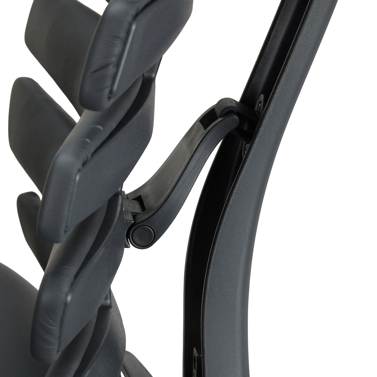 Connecting element of the leather upholstery and backrest of the Professional Office Chair ERGO LINE II PRO by hjh OFFICE