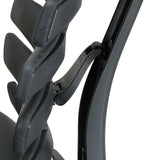 Connecting element of the leather upholstery and backrest of the Professional Office Chair ERGO LINE II PRO by hjh OFFICE