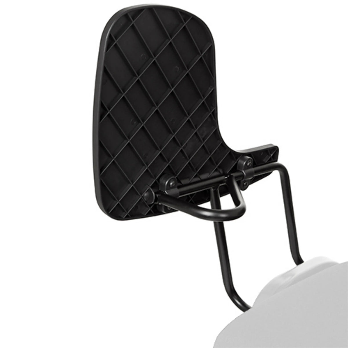 Back of the black writing tray for the Four-legged chair TABLET XT 600 by hjh OFFICE