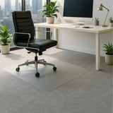 Transparent polycarbonate Office Mat ULTIMAT II for carpets by Floortex
