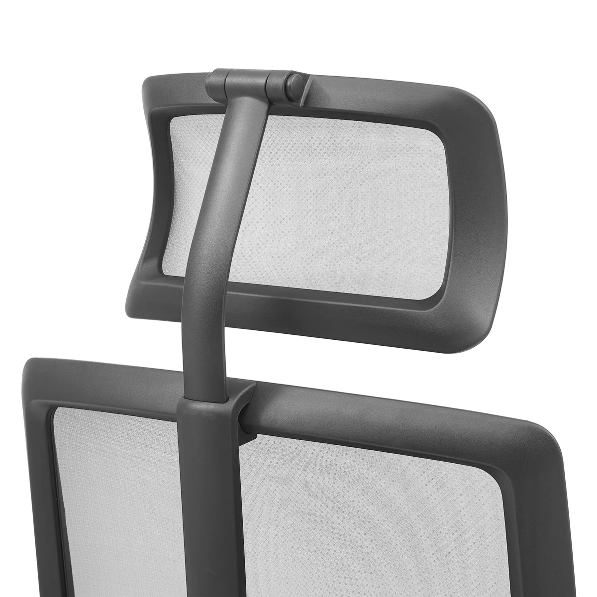 Height-adjustable mesh headrest of the ARCEO B Professional Office Chair in black by hjh OFFICE